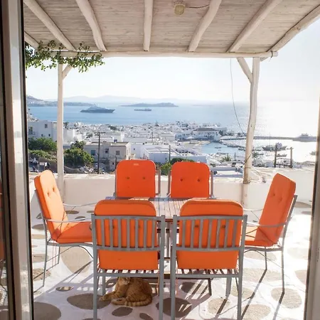 Cozy Retreat With Unbeatable Sunset In Mykonos Apartment *