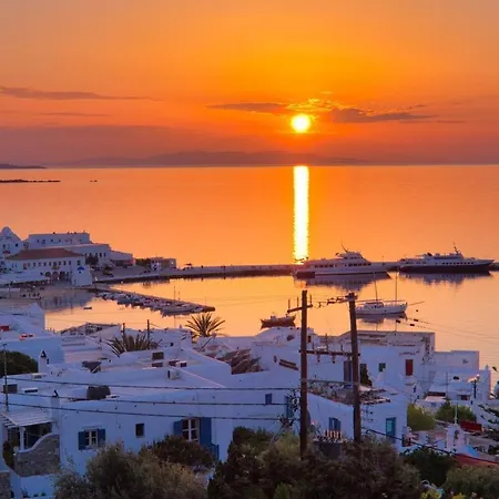 Cozy Retreat With Unbeatable Sunset In Mykonos Apartment Mykonos Town